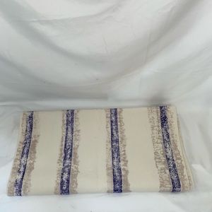 Hand Block Blue Table Runner